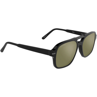 Serengeti Marco Photochromic Polarised Black 555nm Green/Silver Mirror SS602007 (57)