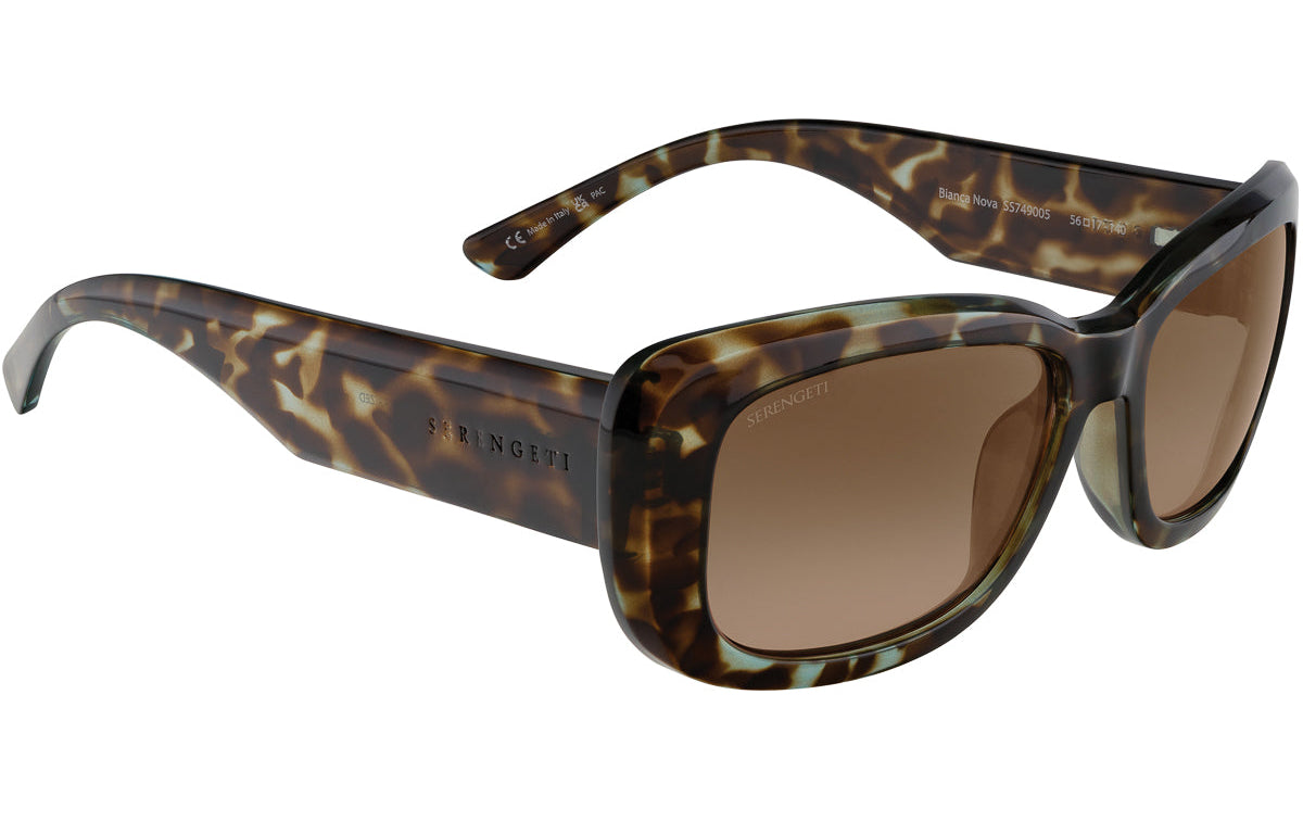 Serengeti Bianca Nova Polarised Blue Tortoise Glass Drivers Gradient (SS749005)