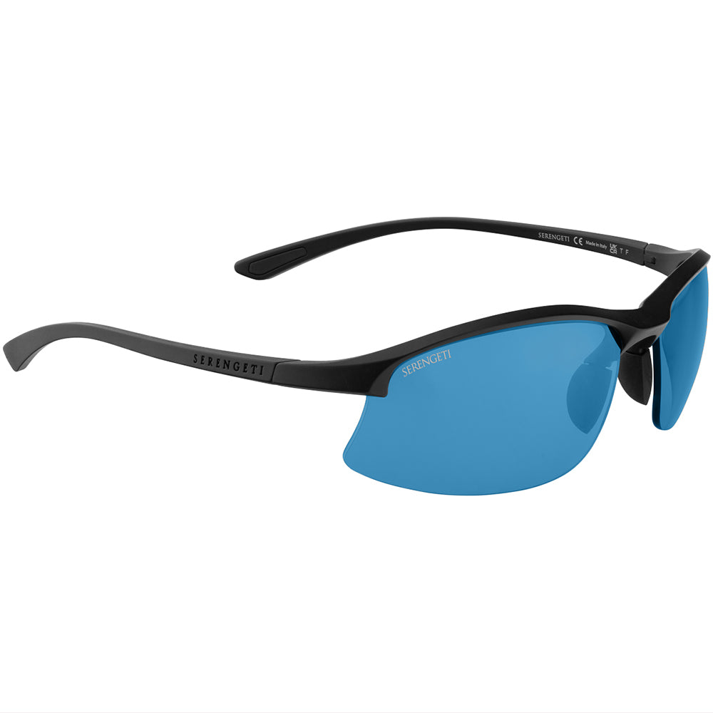 Serengeti Winslow 2.0 Photochromic Polarised Black Trivex 555nm Green/ Blue Mirror SS751008 (66)