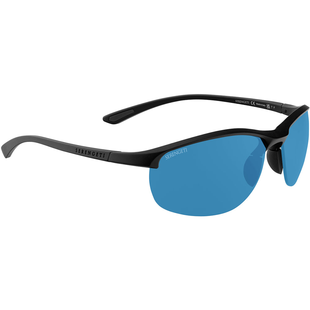 Serengeti James Photochromic Polarised Black Trivex 555nm Green/Blue Mirror SS754007 (64)