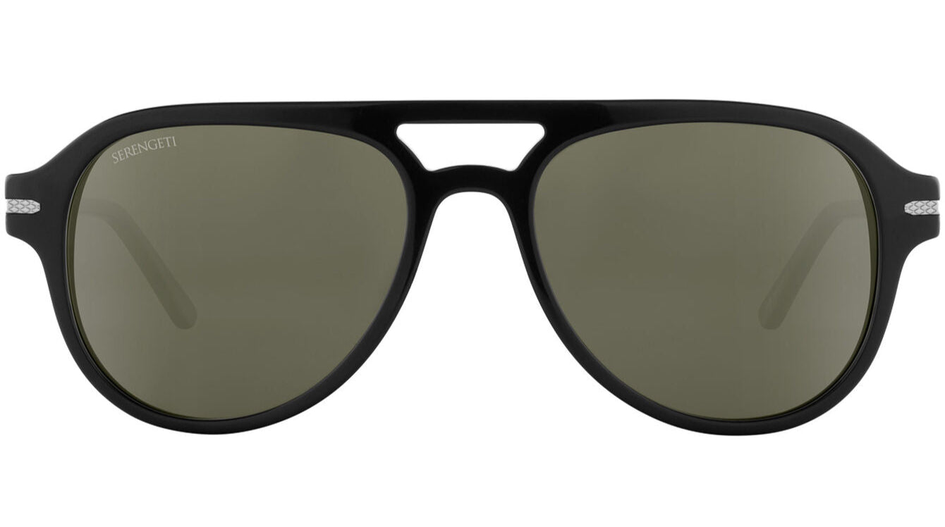 Serengeti Mateo Polarised Shiny Black Glass 555nm (765001)