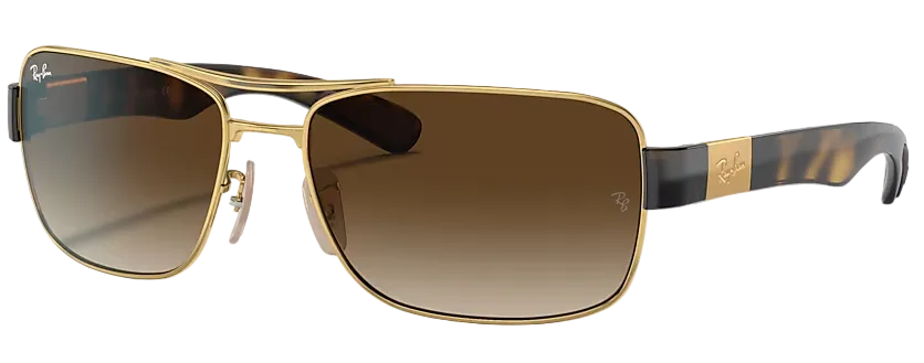 Ray-Ban 3522 Arista Gold Brown Gradient RB3522 001/13 (64)