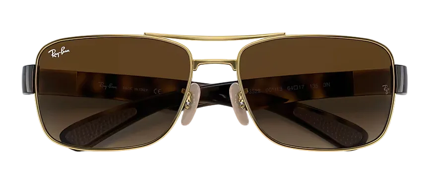 Ray-Ban 3522 Arista Gold Brown Gradient RB3522 001/13 (64)