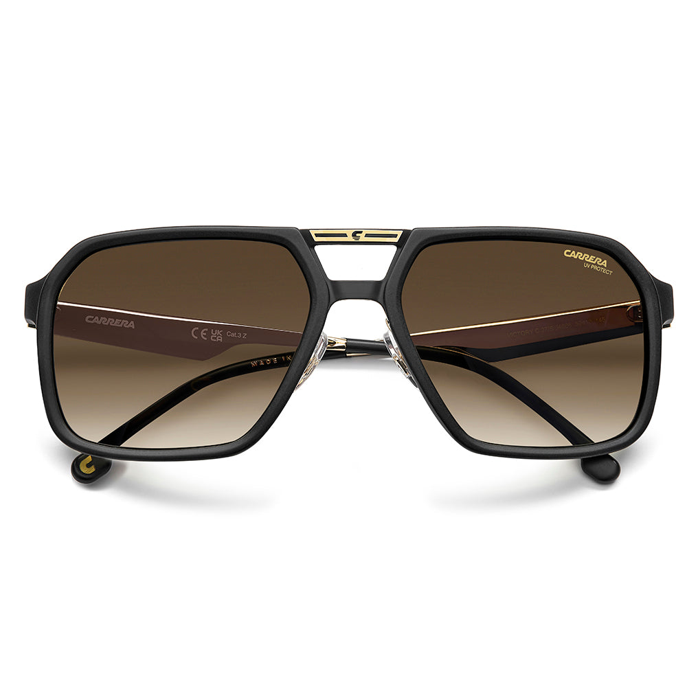 Carrera Victory C 27/S Matte Black/Gold Black/Brown Gradient Victory C 27/S I46 86 (59)