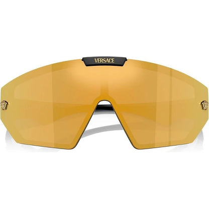 Versace 4461 Black Dark Grey/Gold Mirror VE4461 GB1/87 (47)