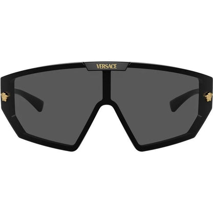 Versace 4461 Black Dark Grey/Gold Mirror VE4461 GB1/87 (47)