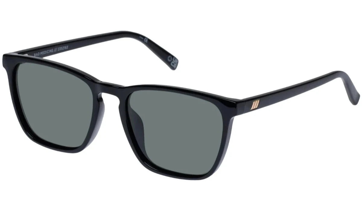 Le Specs Bad Medicine Polarised Gloss Black Khaki (2352163)