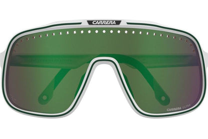 Carrera C Sport 02/S Pat Matte White Green Mirror Ultra (6HT X8)