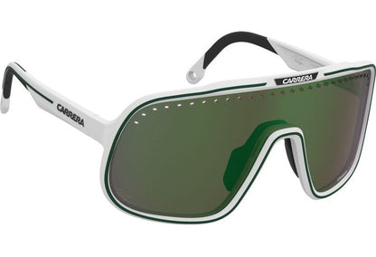 Carrera C Sport 02/S Pat Matte White Green Mirror Ultra (6HT X8)