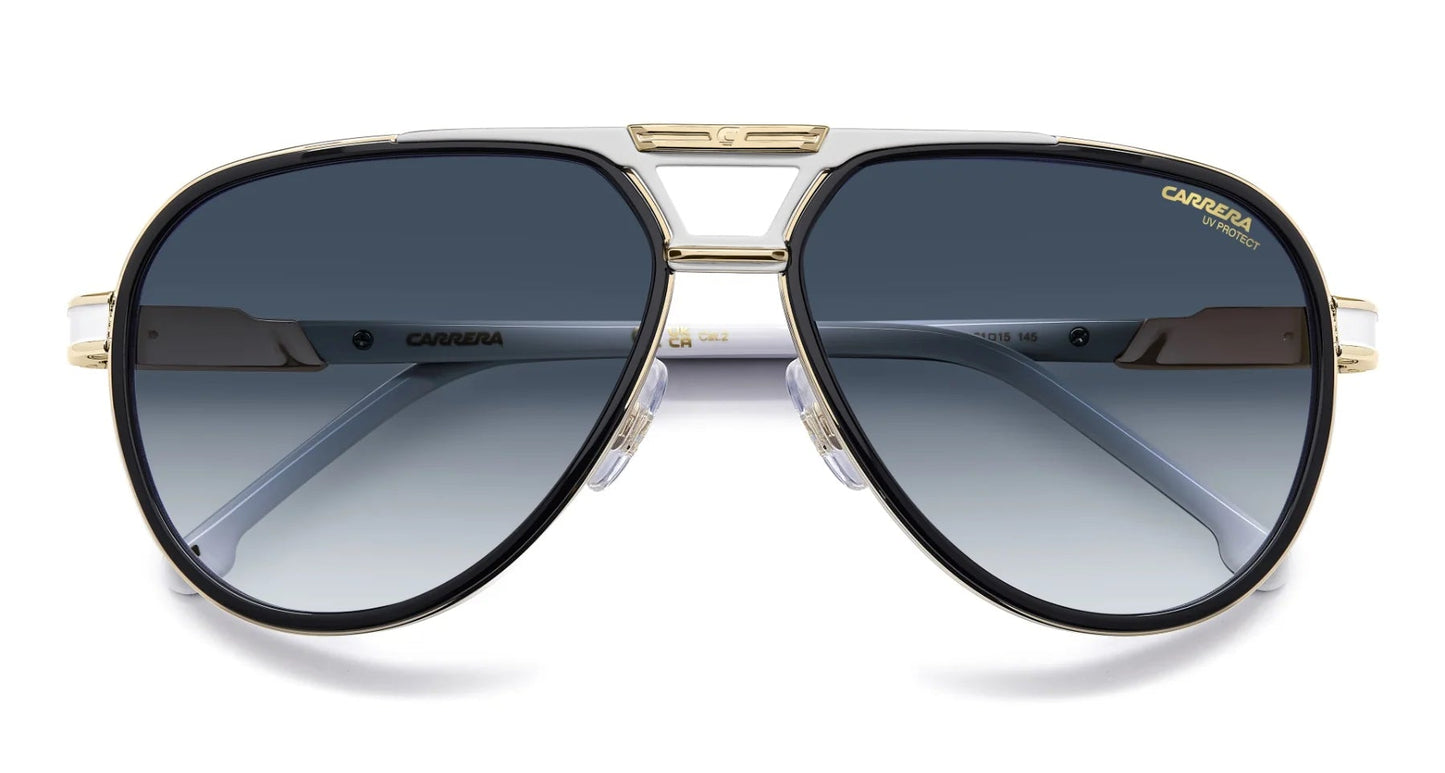 Carrera 1076/S Black/White Dark Blue Gradient (1076/S 80S 08)