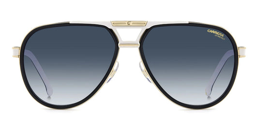 Carrera 1076/S Black/White Dark Blue Gradient (1076/S 80S 08)