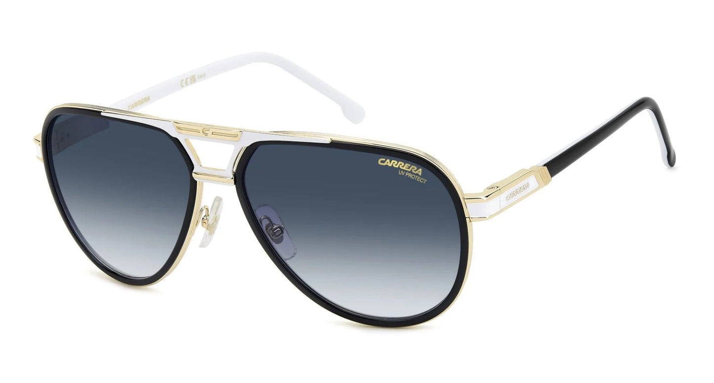 Carrera 1076/S Black/White Dark Blue Gradient (1076/S 80S 08)