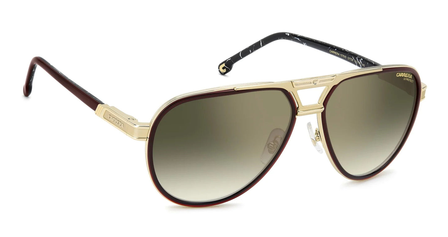 Carrera 1076/S Black/Red Green Gold Mirror Gradient (1076/S OIT D6)