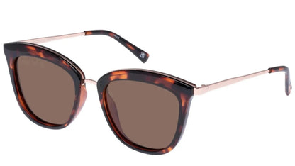 Le Specs Caliente Polarised Gloss Tortoiseshell Rose Gold Brown (1802484)