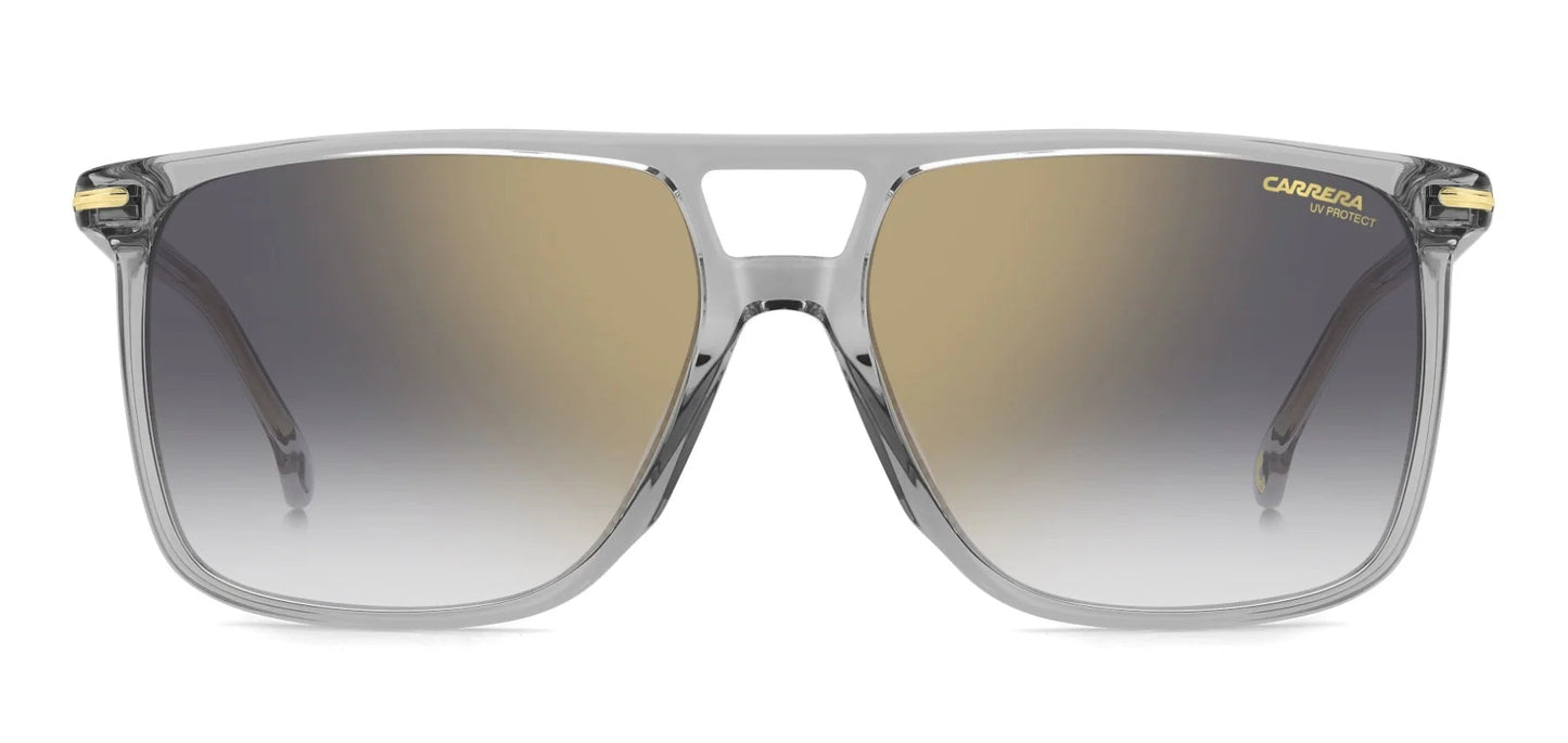 Carrera 366/S Crystal Grey Grey Gradient Gold Mirror (366/S KB7 FQ)