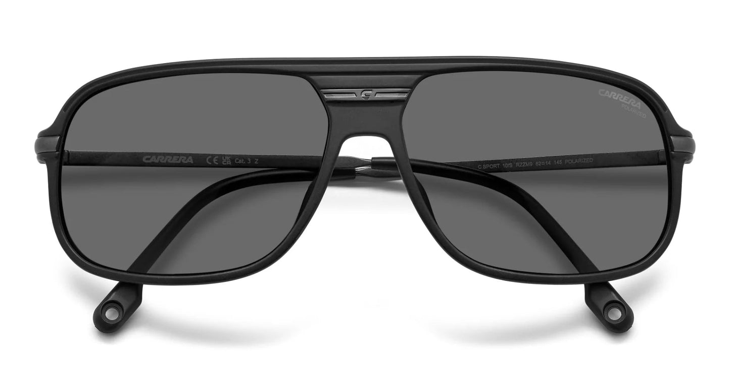 Carrera C Sport 10/S Polarised Matte Black Dark Ruthenium Grey (RZZ M9)