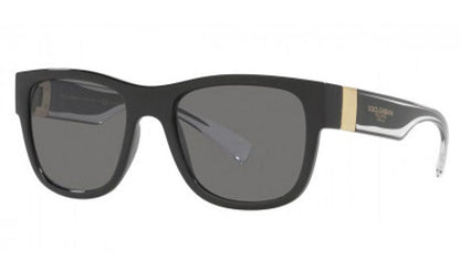 Dolce & Gabbana 6132 Polarised Black Dark Grey (6132 675/T3)