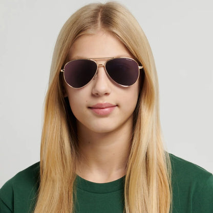 Polaroid Kids 8073/S Polarised Gold/Pink Rose Gold Mirror PLD 8073/S EYR JQ (55)