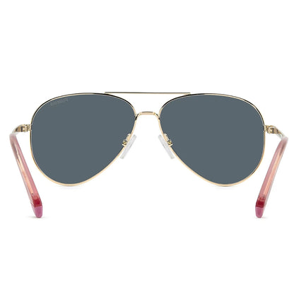 Polaroid Kids 8073/S Polarised Gold/Pink Rose Gold Mirror PLD 8073/S EYR JQ (55)