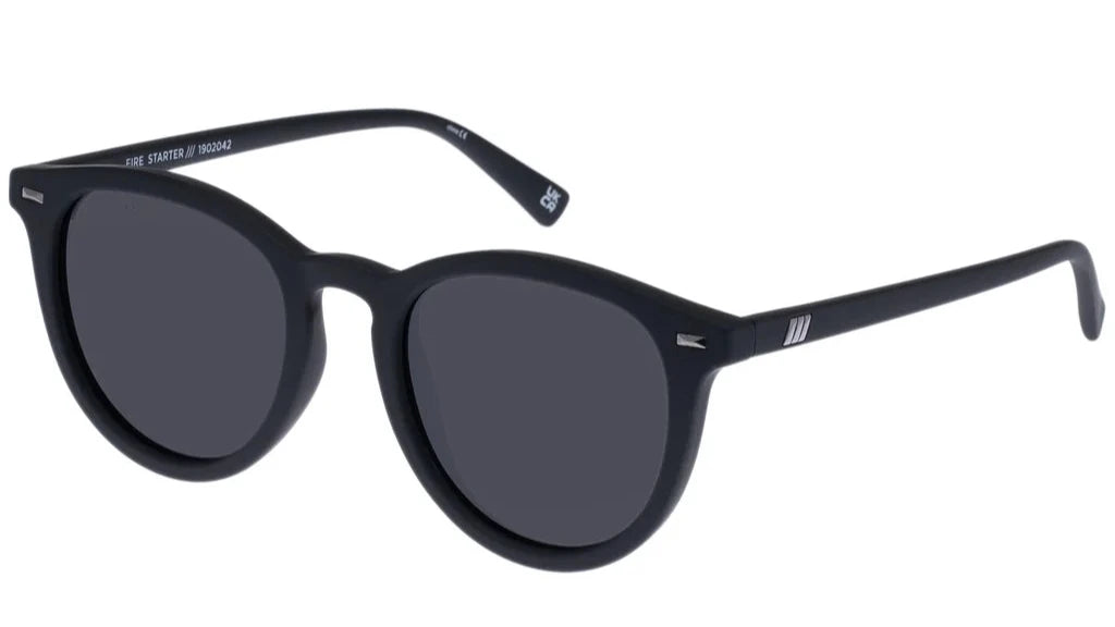 Le Specs Fire Starter Polarised Black Rubber Grey (1902042)