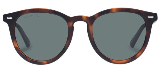 Le Specs Fire Starter Polarised Matte Tortoiseshell Grey Green (2002218)