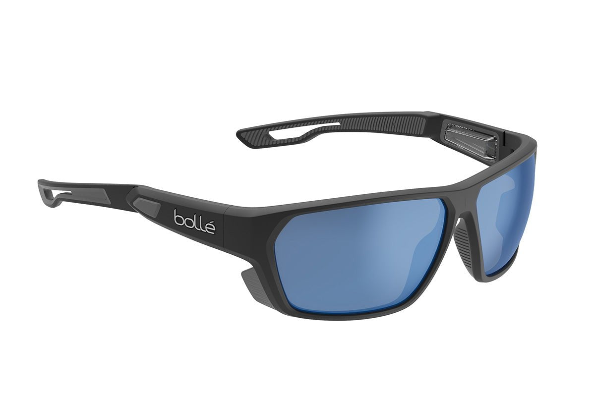 Bolle Airfin Polarised Matte Black Volt+ Offshore Blue (034001)