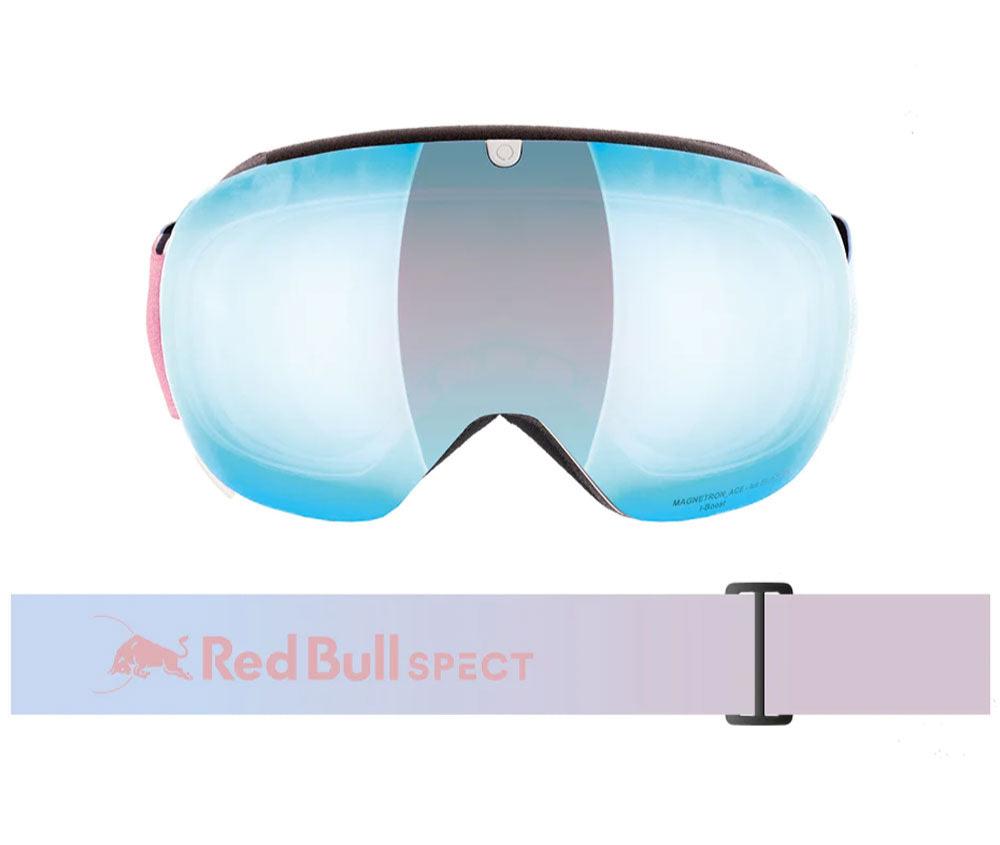 Red Bull Spect Magnetron Ace White Rose/Ice Blue Snow Mirror (Ace 008)