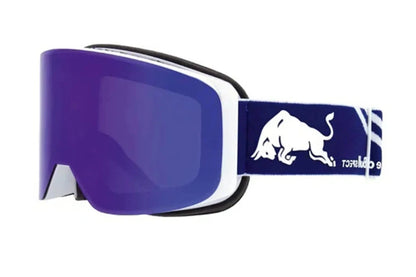 Red Bull Spect Magnetron Slick White Blue Snow Mirror (Slick 008)