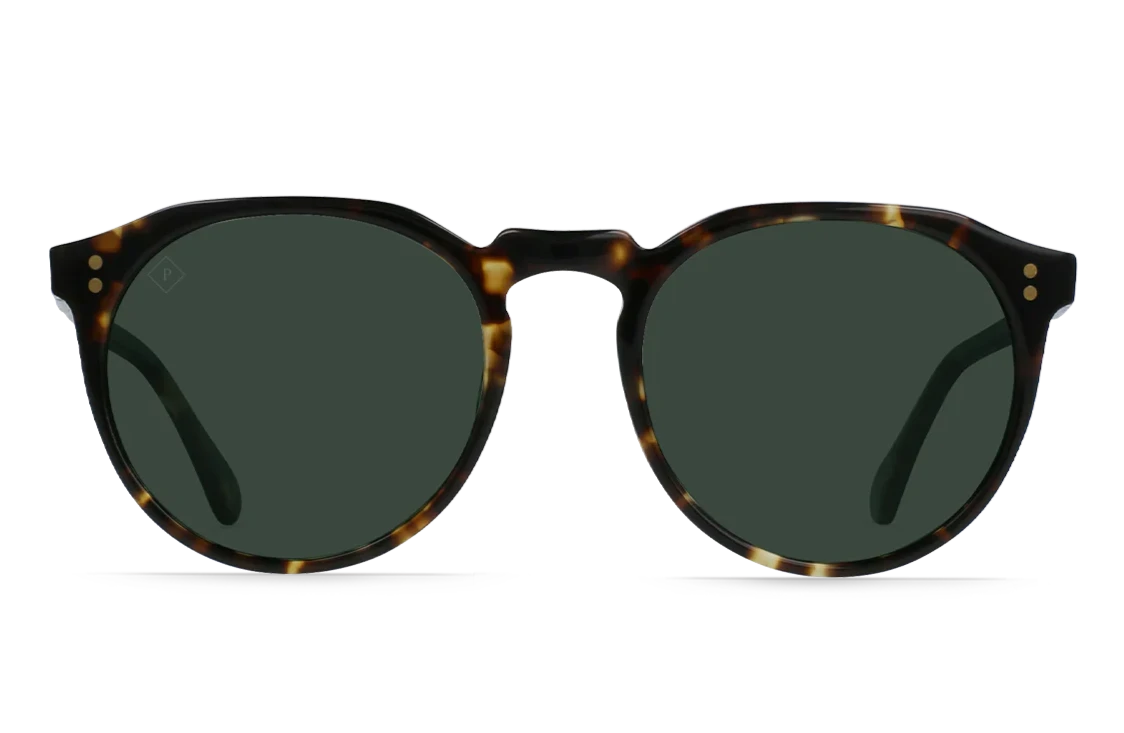 Raen Remmy (52) Brindle Tortoise Green Polarised (Remmy 10)