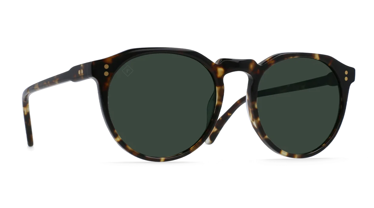 Raen Remmy (52) Brindle Tortoise Green Polarised (Remmy 10)