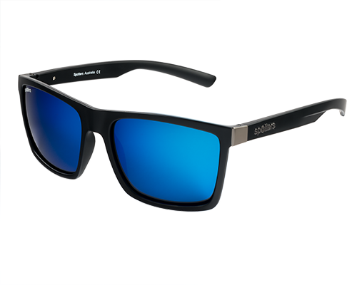 Spotters Riot Polarised Matte Black Glass Ice (Riot 05)