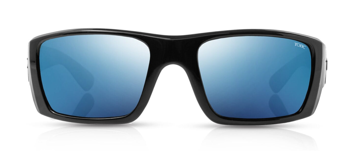 Tonic Rise Matte Black Polarised Blue Mirror (Rise 04)