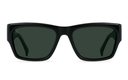 Raen Rufio Recycled Black Green Polarised (Rufio 01)