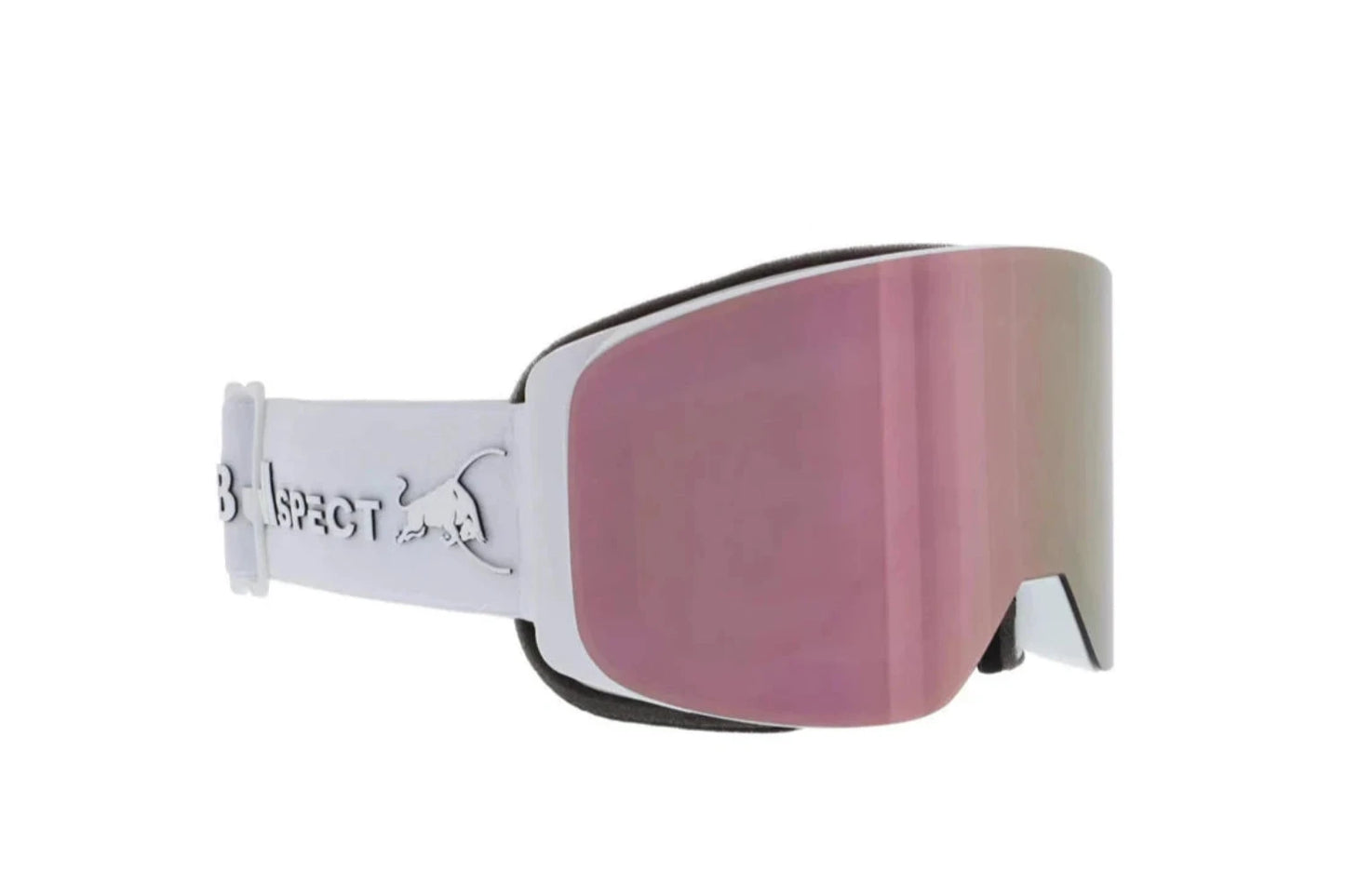 Red Bull Spect Magnetron Slick Matte White Brown/Rose Gold Mirror (Slick 006)