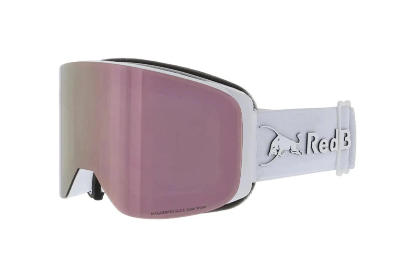 Red Bull Spect Magnetron Slick Matte White Brown/Rose Gold Mirror (Slick 006)