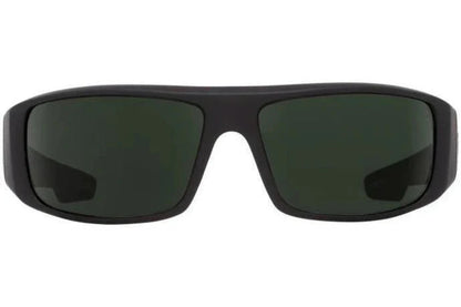 Spy Logan Polarised Soft Matte Black Happy Grey Green (SPS-LOBT2M)