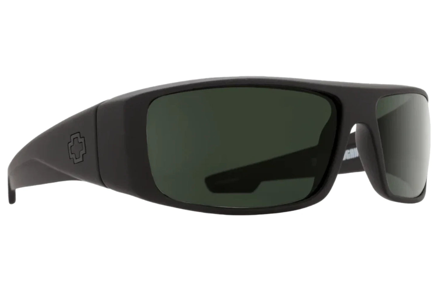 Spy Logan Polarised Soft Matte Black Happy Grey Green (SPS-LOBT2M)