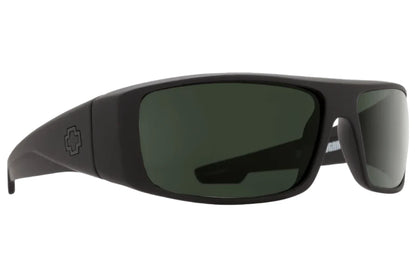 Spy Logan Polarised Soft Matte Black Happy Grey Green (SPS-LOBT2M)