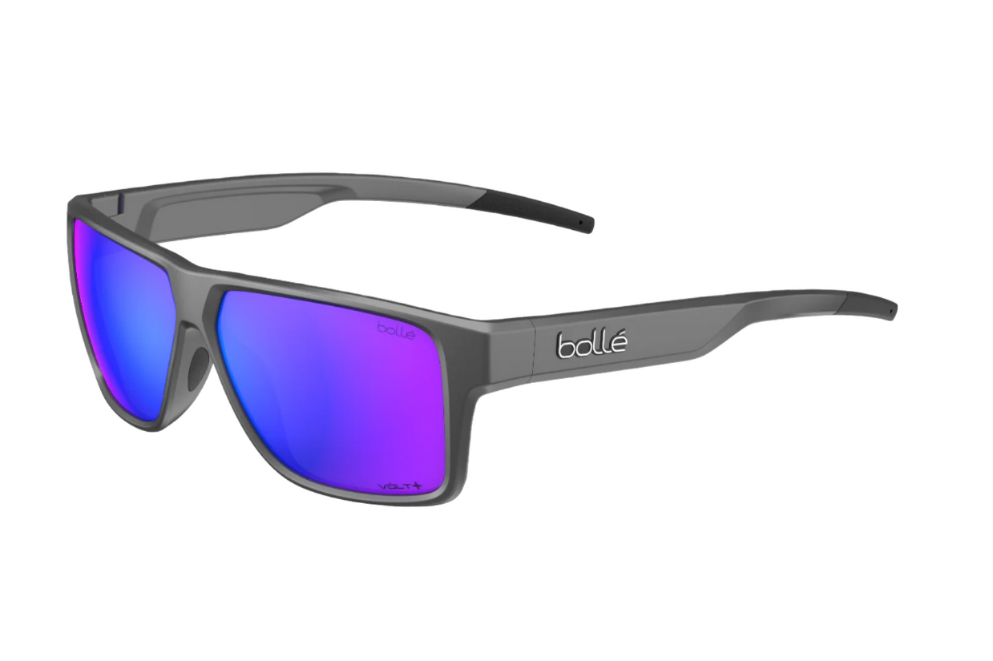 Bolle Temper Polarised Matte Titanium Volt + Ultraviolet (042001)