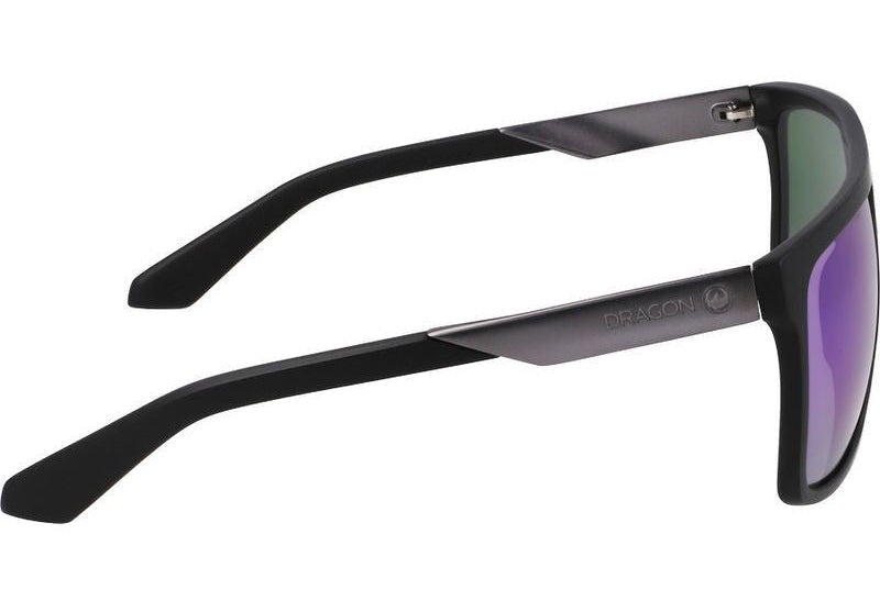 Dragon Ultra Polarised Matte Black Green Ion LL (45024 007)