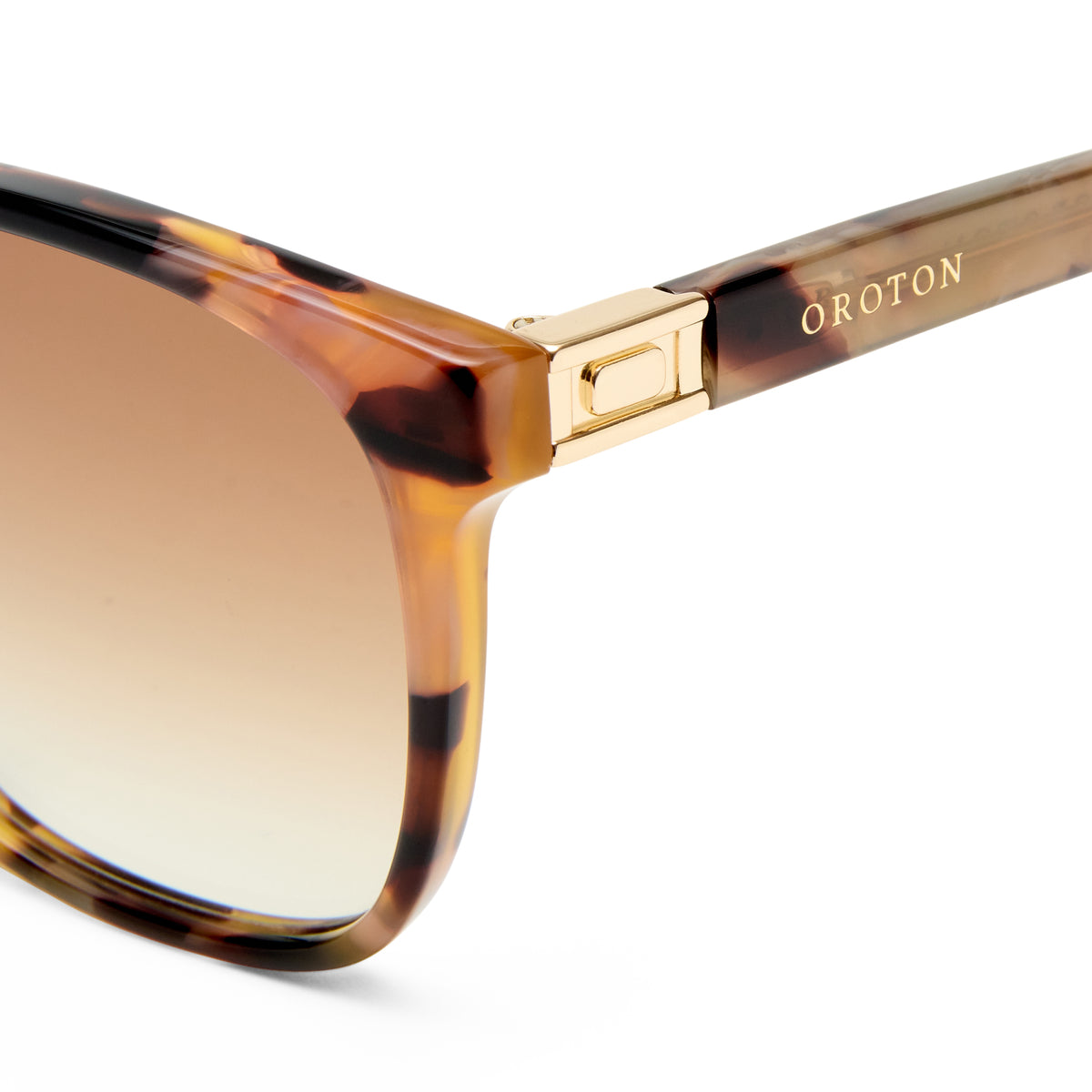 Oroton Vespera Polarised Amberstone Tort/Tan Gradient Brown OPS2650841 (55)