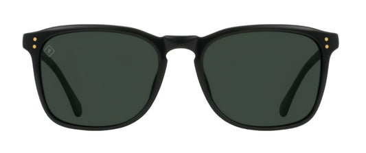 Raen Wiley (56) Recycled Black Green Polarised (Wiley 04)