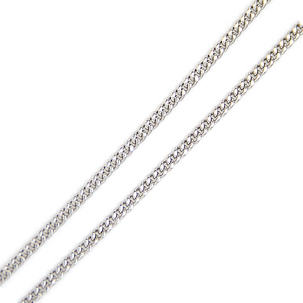 Square Chain Loop Silver Small Link Chain Loop | Great Southern Sunnies