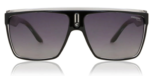 Carrera 22 Polarised Black Crystal White Grey Gradient (22 P56)