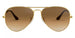 Ray Ban Aviator 3025 Gold Brown Gradient (3025 001/51)