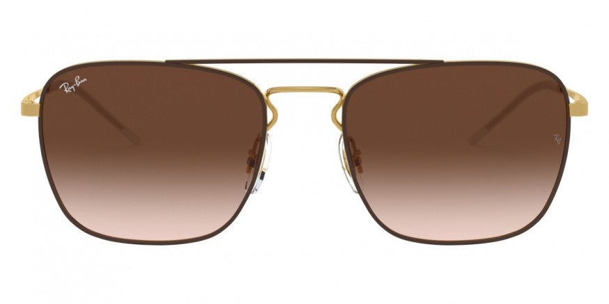Ray Ban 3588 Brown on Gold Brown Gradient (3588 905513)