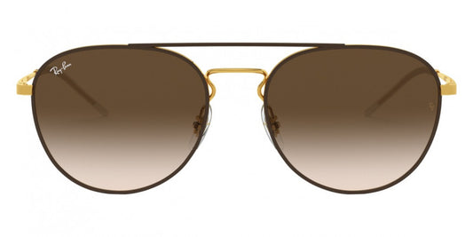 Ray Ban 3589 Brown on Gold Brown Gradient (3589 905513)