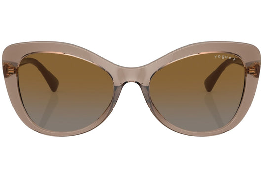 Vogue 5515SB Polarised Transparent Brown Brown Gradient (5515SB 2940T5)