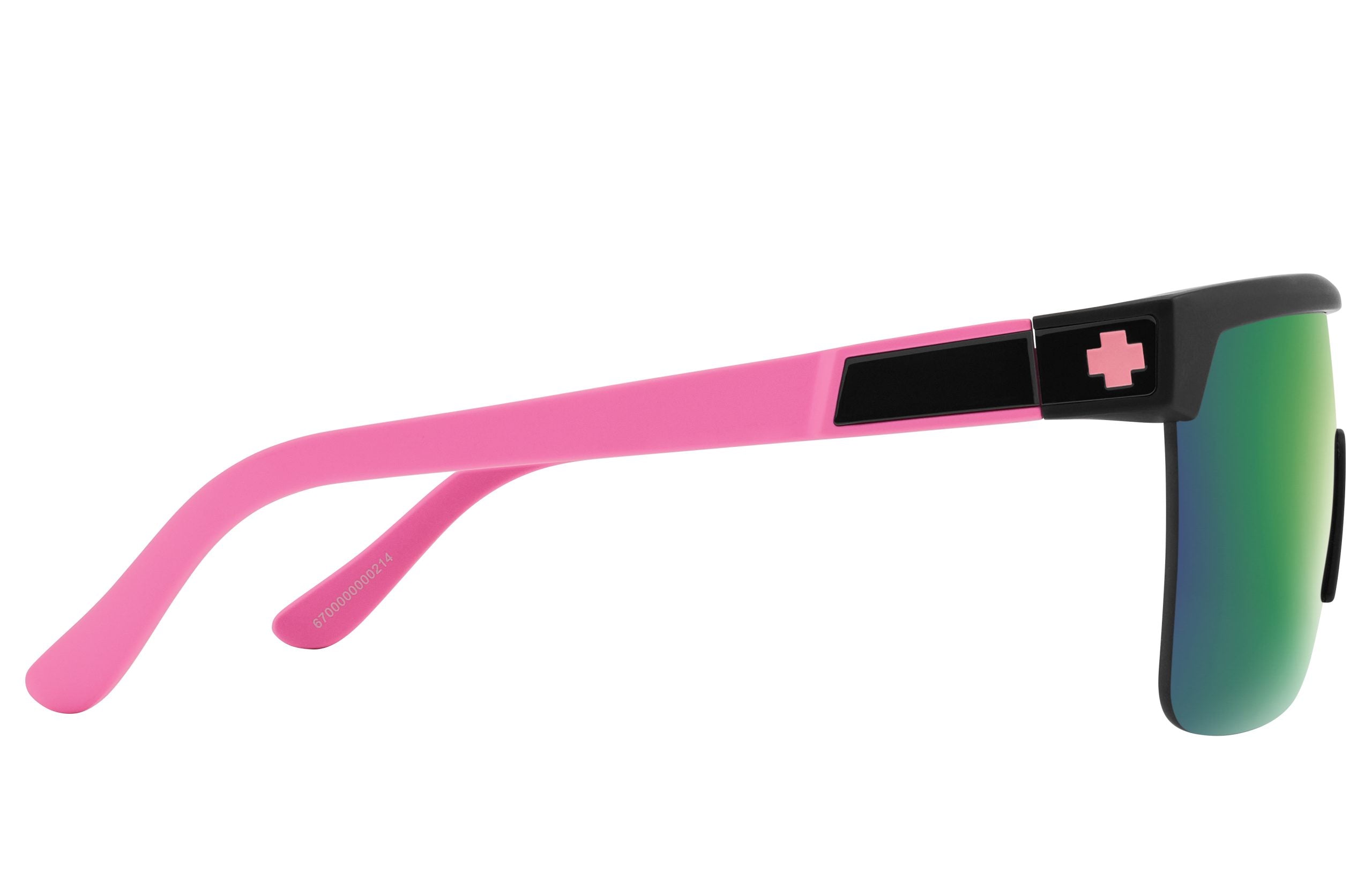 Spy Flynn 50-50 Matte Black/Pink Happy Grey Green Light Green