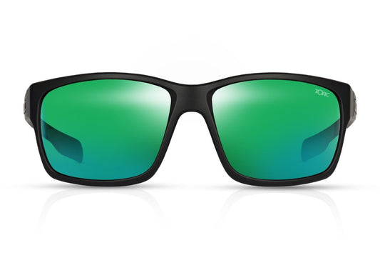 Tonic Titan Matte Black Polarised Green Mirror (Titan 03)